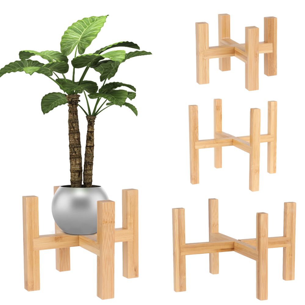 Bonsai Garden Display Stands - Bonsai Display Stand Bamboo Trays Floor-Standing