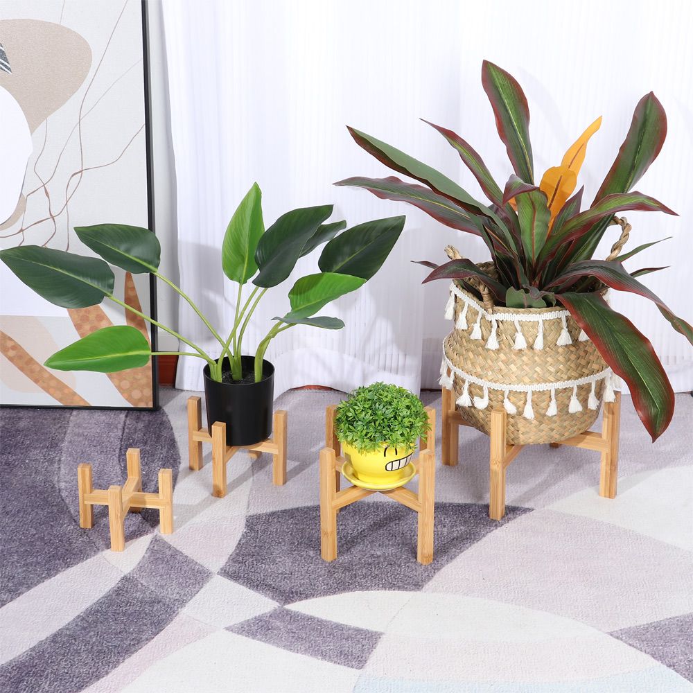 Bamboo Indoor Outdoor Home Dec - Bonsai Garden Display Stands recension och pris