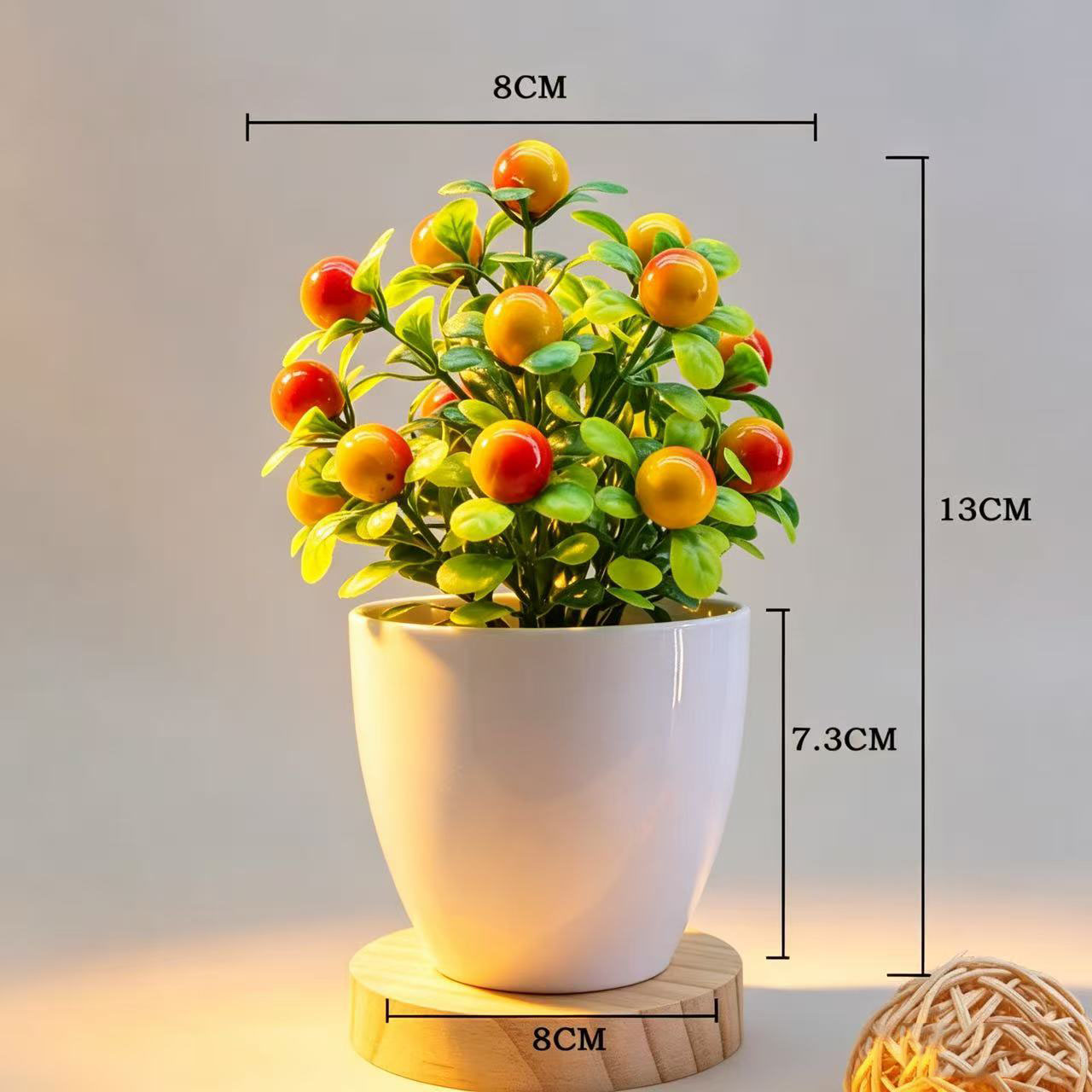 Artificial Fruits Tree Bonsai  - Bonsai Garden Home recension och pris