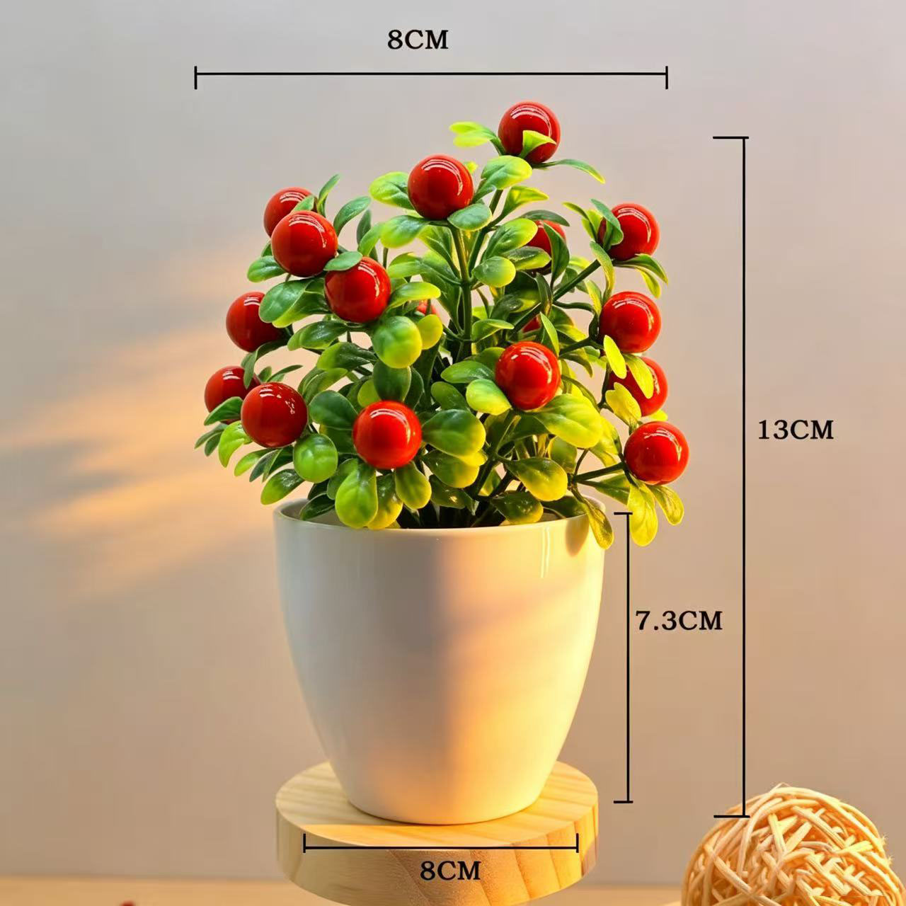 Artificial Fruits Tree Bonsai  - Bonsai Garden Home recension och pris