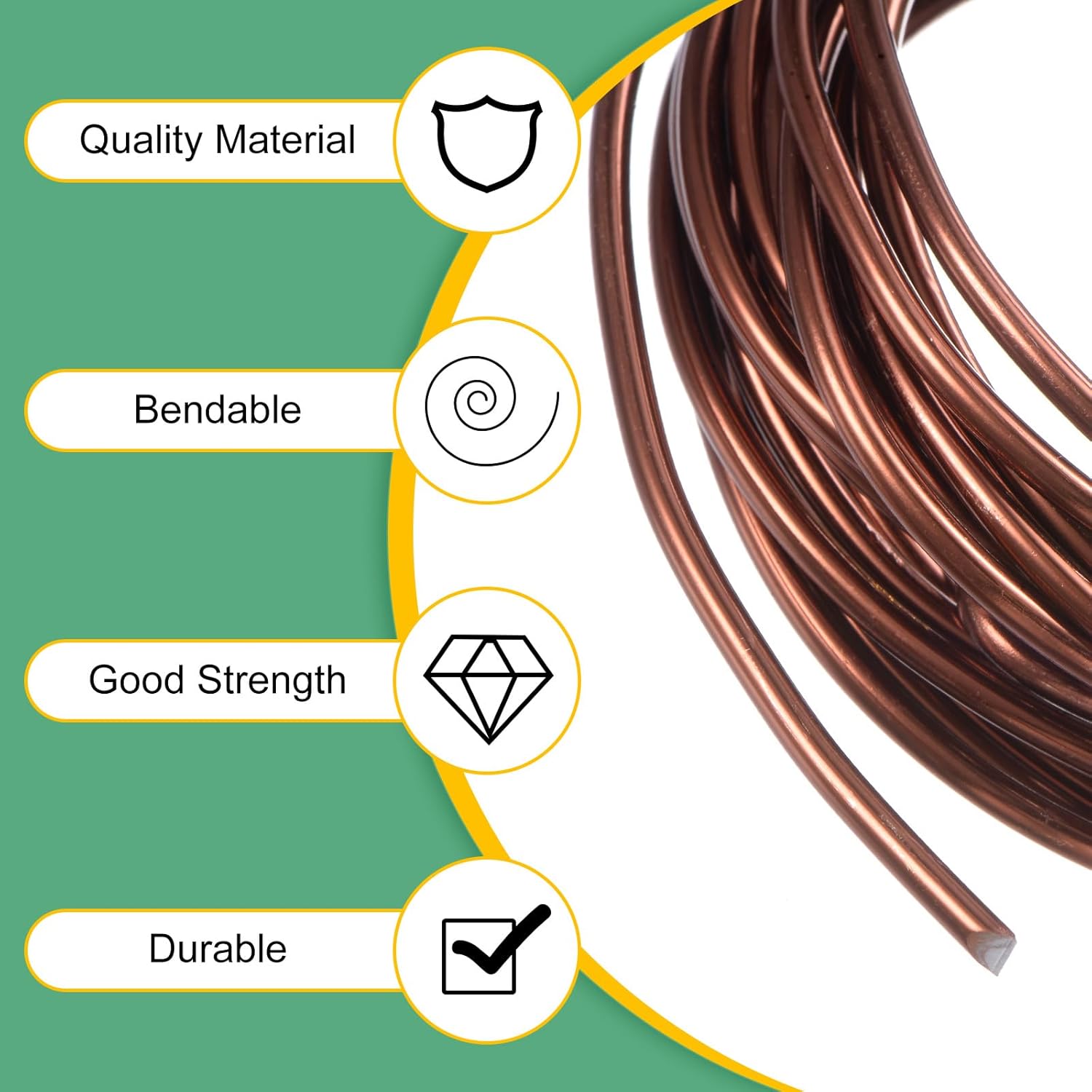 16.4 Feet Brown Bonsai Wires A - Bonsai Wire Aluminum recension och pris