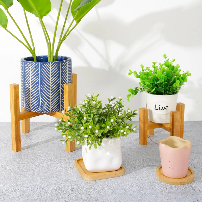 Plant Flower Pot Stand Small D - Bonsai Garden Display Stands recension och pris