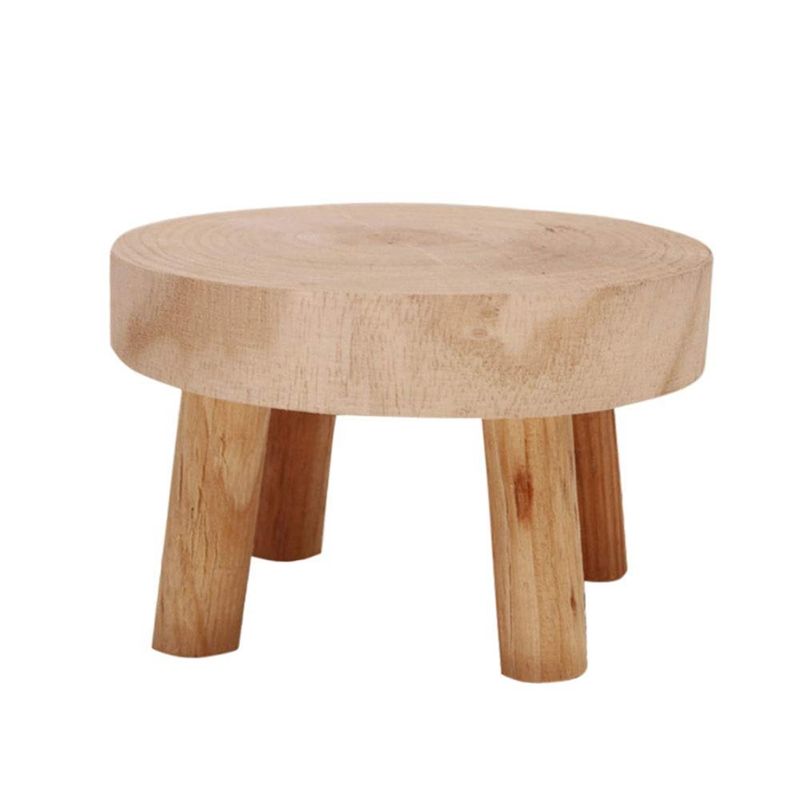 A53Q-Mini Wooden Stool Display - Bonsai Garden Display Stands recension och pris