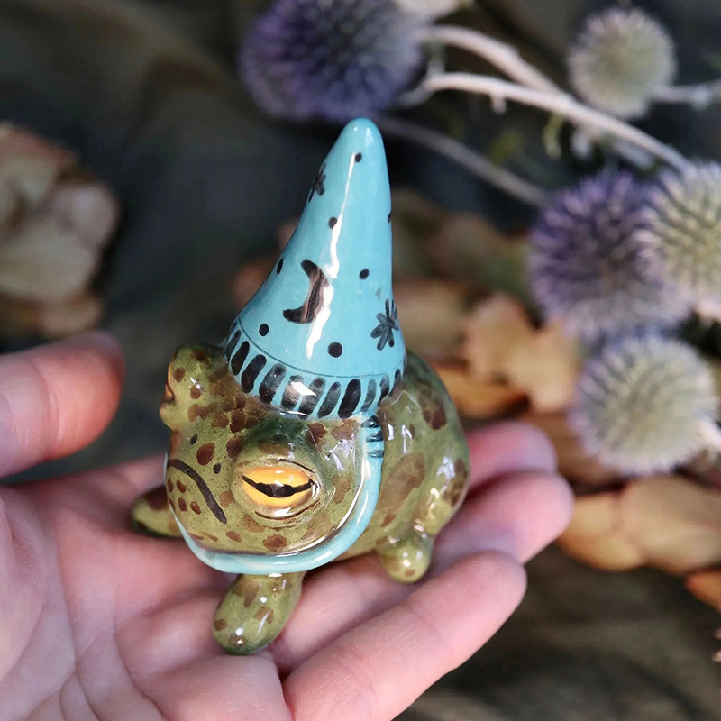 Hot! Frog Statues For Garden W - Bonsai Garden Art recension och pris