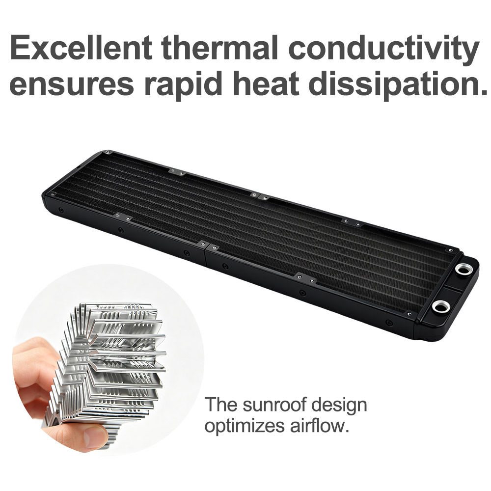 OCOCOO PC Water Cooling Radiat - Bonsai Wire Aluminum recension och pris