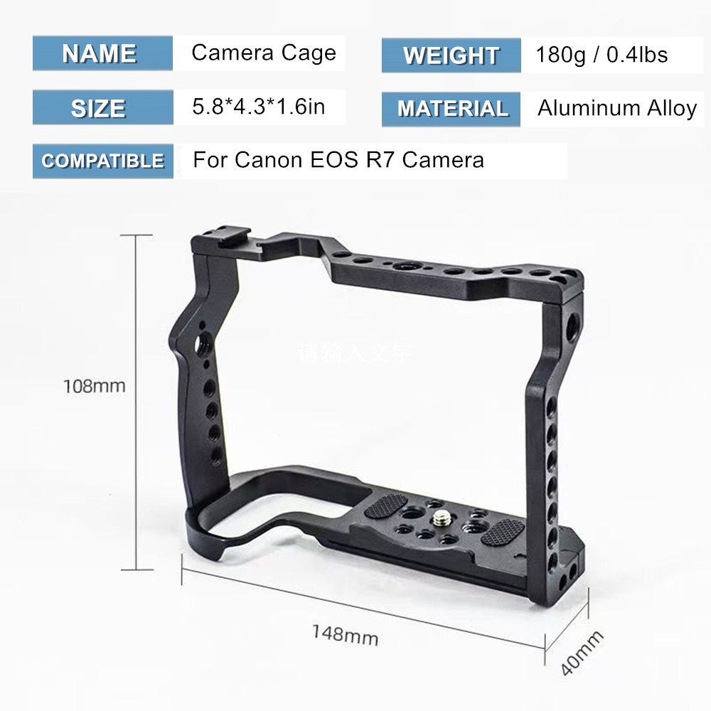 Compatible with Canon EOS R7 C - Bonsai Wire Aluminum recension och pris