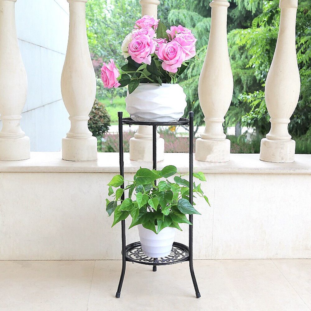 2 Tier Elegant Planter Display - Bonsai Garden Display Stands recension och pris