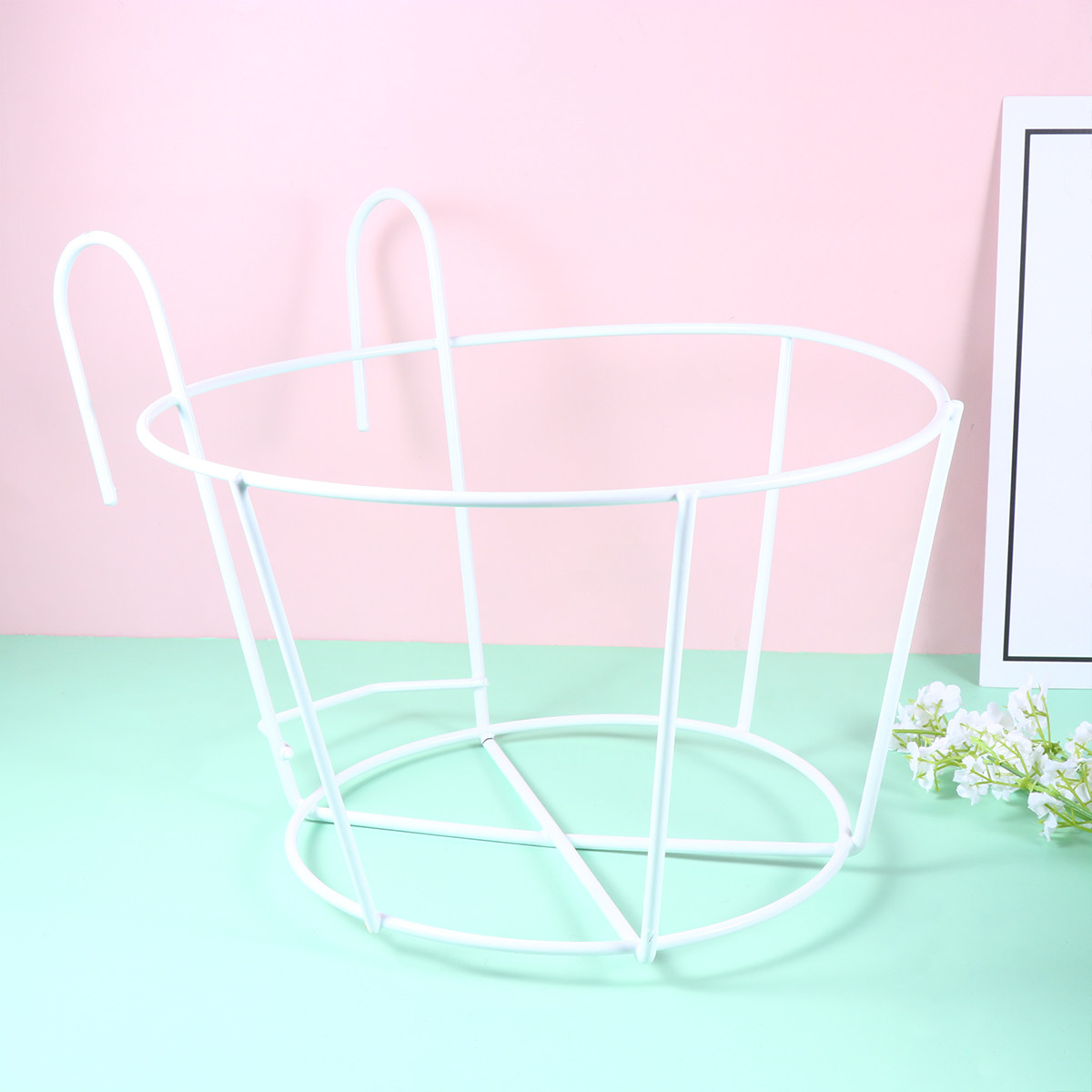 2Pcs Premium Iron Flowerpot Sh - Bonsai Garden Display Stands recension och pris