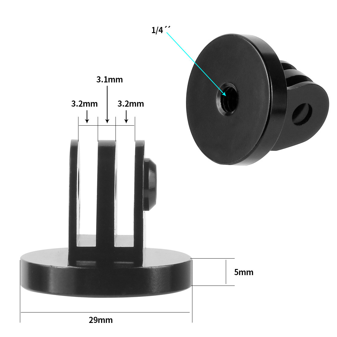 For Gopro Tripod Mount Adapter - Bonsai Wire Aluminum recension och pris