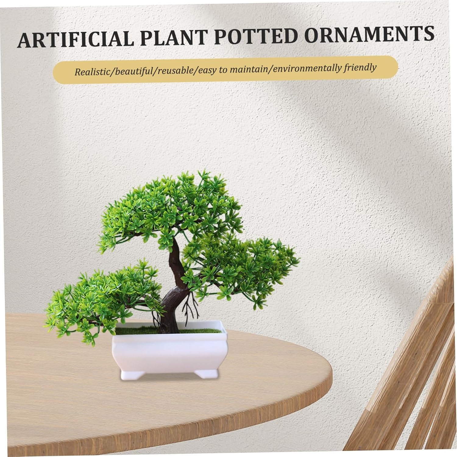 1/2Pcs Artificial Bonsai Tree  - Bonsai Garden Home recension och pris